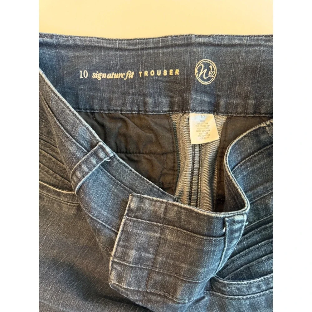 W62 Signature Fit Trouser‎ Jeans Dark Wash Blue Denim Womens 10